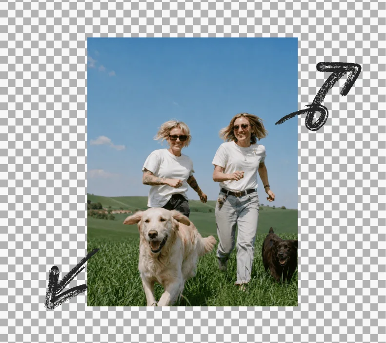 Original photo before AI extension with tight framing around the subject