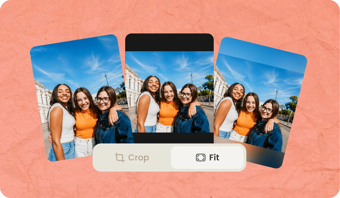 Free image tools from PicCollage including resizer, AI image extender, background remover, and background blur